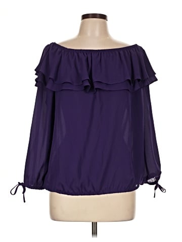 MICHAEL Michael Kors 3/4 Sleeve Blouse (view 1)