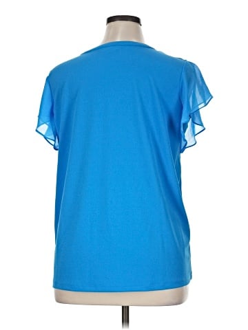 Calvin Klein Short Sleeve Blouse (view 2)