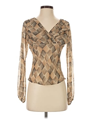 The Limited Long Sleeve Silk Top (view 1)