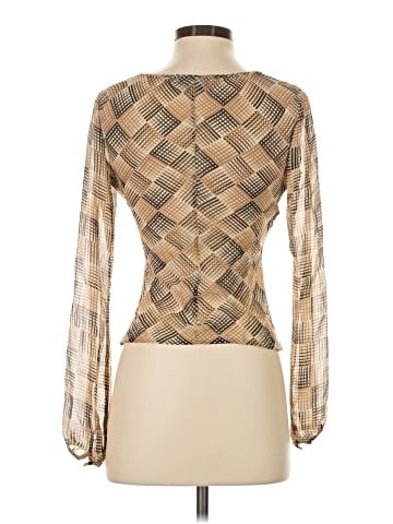 The Limited Long Sleeve Silk Top (view 2)