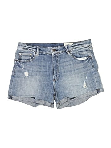 Cosmic Blue Love Denim Shorts (view 1)