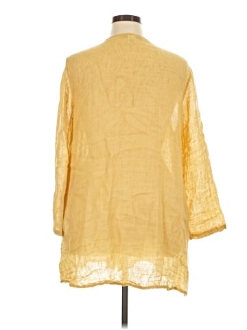 Flax 3/4 Sleeve Blouse (view 2)