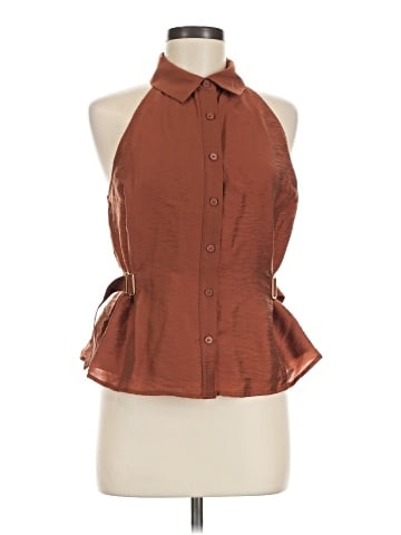 Ann Taylor LOFT Sleeveless Button-Down Shirt (view 1)