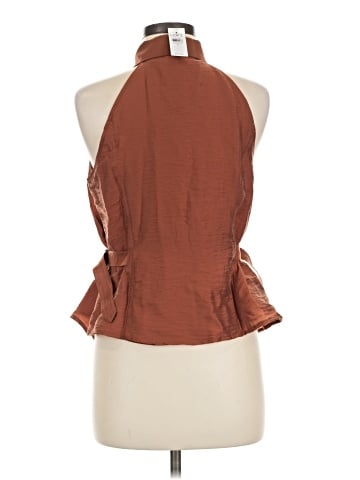 Ann Taylor LOFT Sleeveless Button-Down Shirt (view 2)