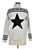 Tahari Stars Silver Pullover Sweater Size M - photo 1