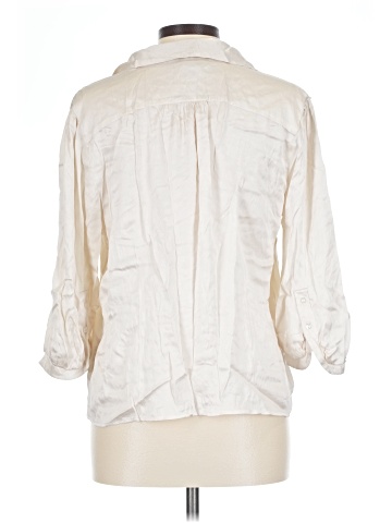 Dialogue 3/4 Sleeve Silk Top (view 2)