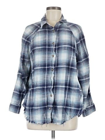Lucky Brand 3/4 Sleeve Button-Down Shirt (view 1)