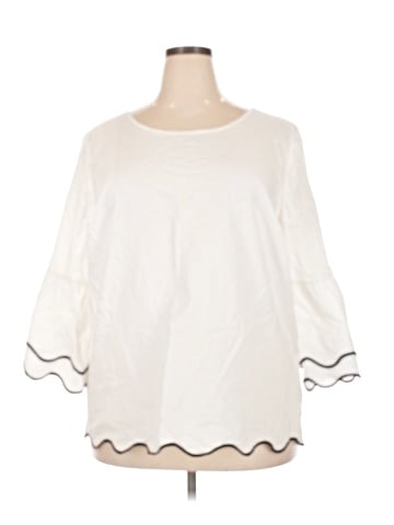Talbots 3/4 Sleeve Top (view 1)