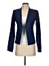 Theory Blue Wool Blazer Size 0 - photo 1