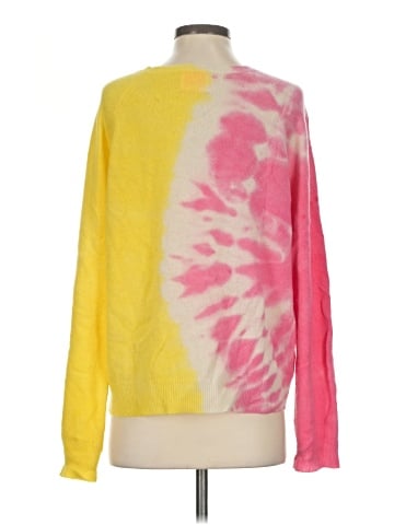Crush Cashmere Pullover Sweater (view 2)
