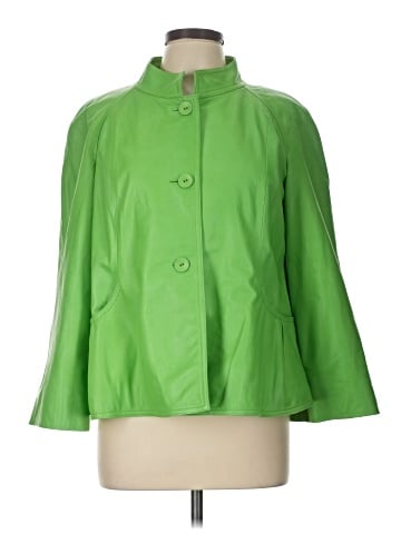 Ellen Tracy Leather Jacket (view 1)