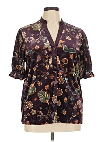 Unbranded Short Sleeve Blouse (view 1)