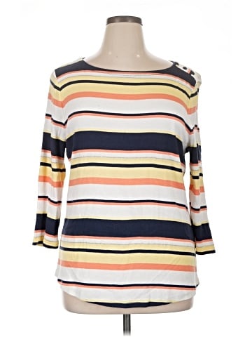 Charter Club 3/4 Sleeve T-Shirt (view 1)