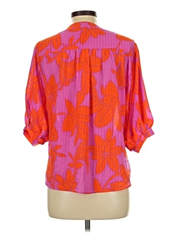 Rose + Olive 3/4 Sleeve Blouse (view 2)