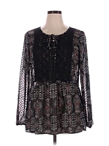 Maurices Long Sleeve Blouse (view 1)