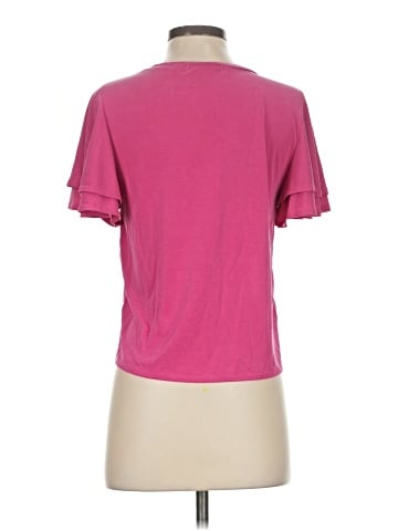 Green Envelope Short Sleeve Top (view 2)