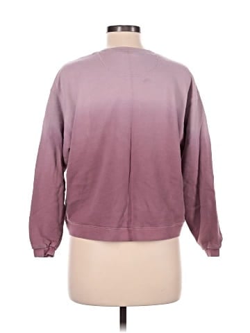 Madewell Dip-Dye (Re)sourced Cotton Swing Sweatshirt (view 2)