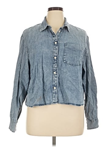 Gap Long Sleeve Button-Down Shirt (view 1)