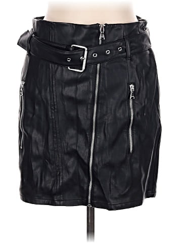 Express Faux Leather Skirt (view 1)
