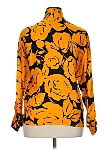 Nina Ricci Long Sleeve Silk Top (view 2)
