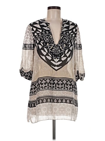 Hale Bob 3/4 Sleeve Silk Top (view 1)