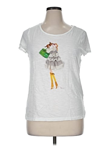 Ann Taylor LOFT Short Sleeve T-Shirt (view 1)