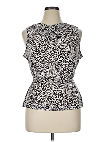 MICHAEL Michael Kors Sleeveless Blouse (view 1)