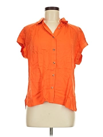 Rose + Olive Short Sleeve Blouse (view 1)
