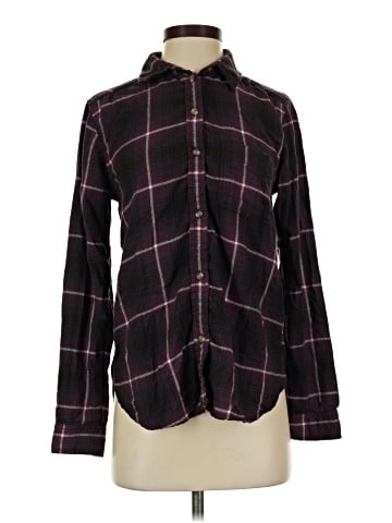 American Eagle Outfitters Long Sleeve Button-Down Shirt (view 1)