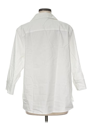 Foxcroft 3/4 Sleeve Button-Down Shirt (view 2)