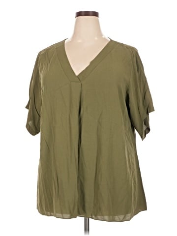 Eileen Fisher Short Sleeve Silk Top (view 1)