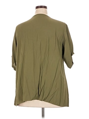 Eileen Fisher Short Sleeve Silk Top (view 2)
