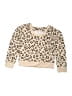 Btween Animal Print Tan Pullover Sweater Size 4 - photo 1