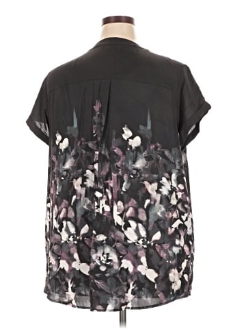 Simply Vera Vera Wang Short Sleeve Blouse (view 2)