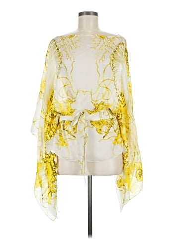 Roberto Cavalli silk belted blouse (view 1)