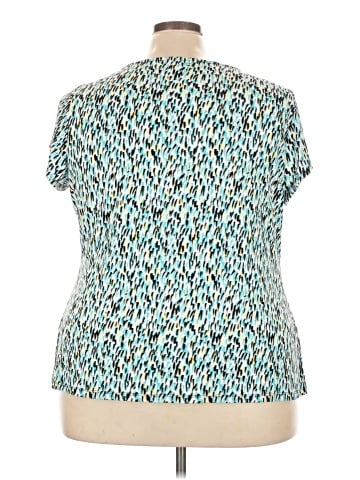 Worthington Short Sleeve Blouse (view 2)