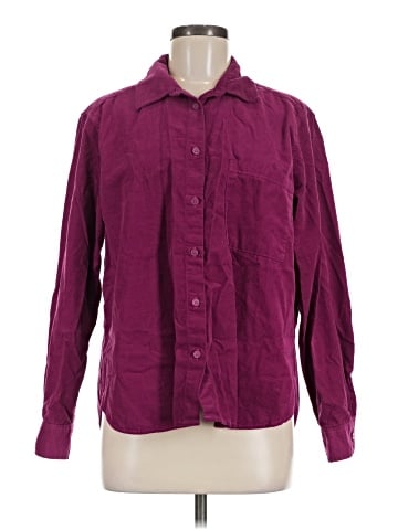 Ann Taylor LOFT Long Sleeve Button-Down Shirt (view 1)