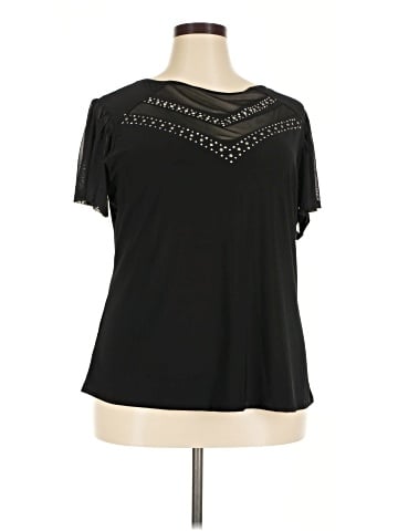 NY Collection Short Sleeve Top (view 1)