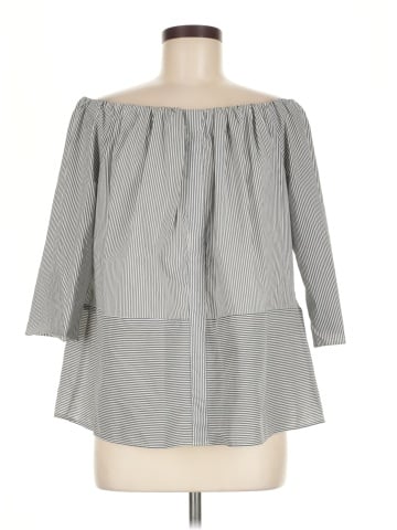 Sunday in Brooklyn 3/4 Sleeve Blouse (view 1)