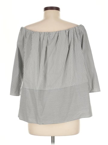 Sunday in Brooklyn 3/4 Sleeve Blouse (view 2)