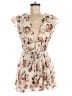 Lulus 100% Polyester Floral Ivory Romper Size M - photo 1