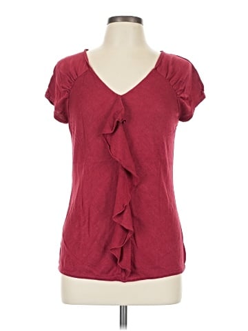 Alfani Short Sleeve Silk Top (view 1)