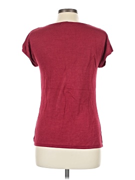 Alfani Short Sleeve Silk Top (view 2)