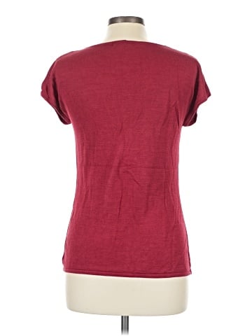 Alfani Short Sleeve Silk Top (view 2)