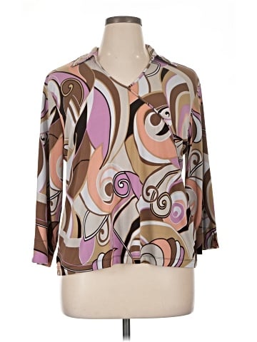 Investments 3/4 Sleeve Blouse (view 1)