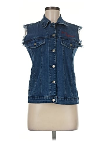 Kendall & Kylie Denim Vest (view 1)