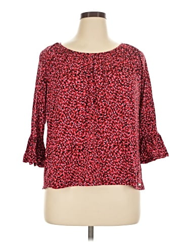 MICHAEL Michael Kors 3/4 Sleeve Blouse (view 1)