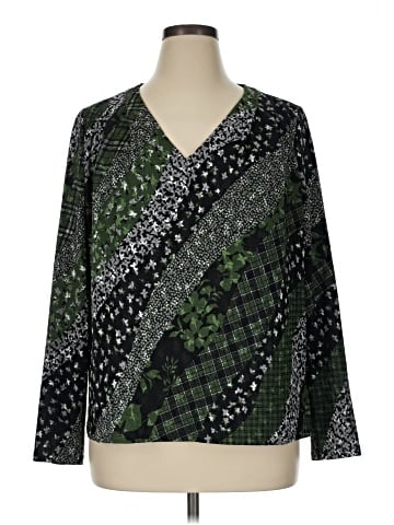 MICHAEL Michael Kors Long Sleeve Blouse (view 1)