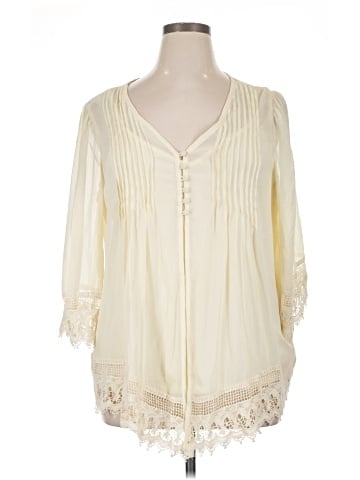 Adiva 3/4 Sleeve Blouse (view 1)