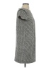 Zara Basic Chevron-herringbone Gray Casual Dress Size S - photo 4
